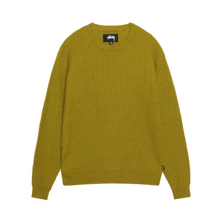 

Свитер Stussy Waffle Knit Cashmere Crew, Moss