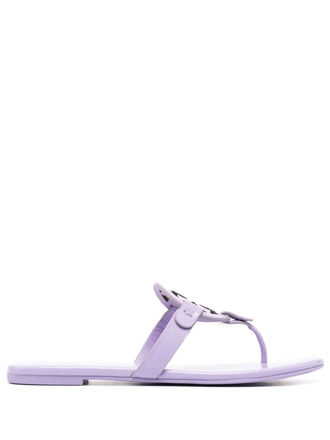 

Tory Burch шлепанцы с нашивкой-логотипом, фиолетовый