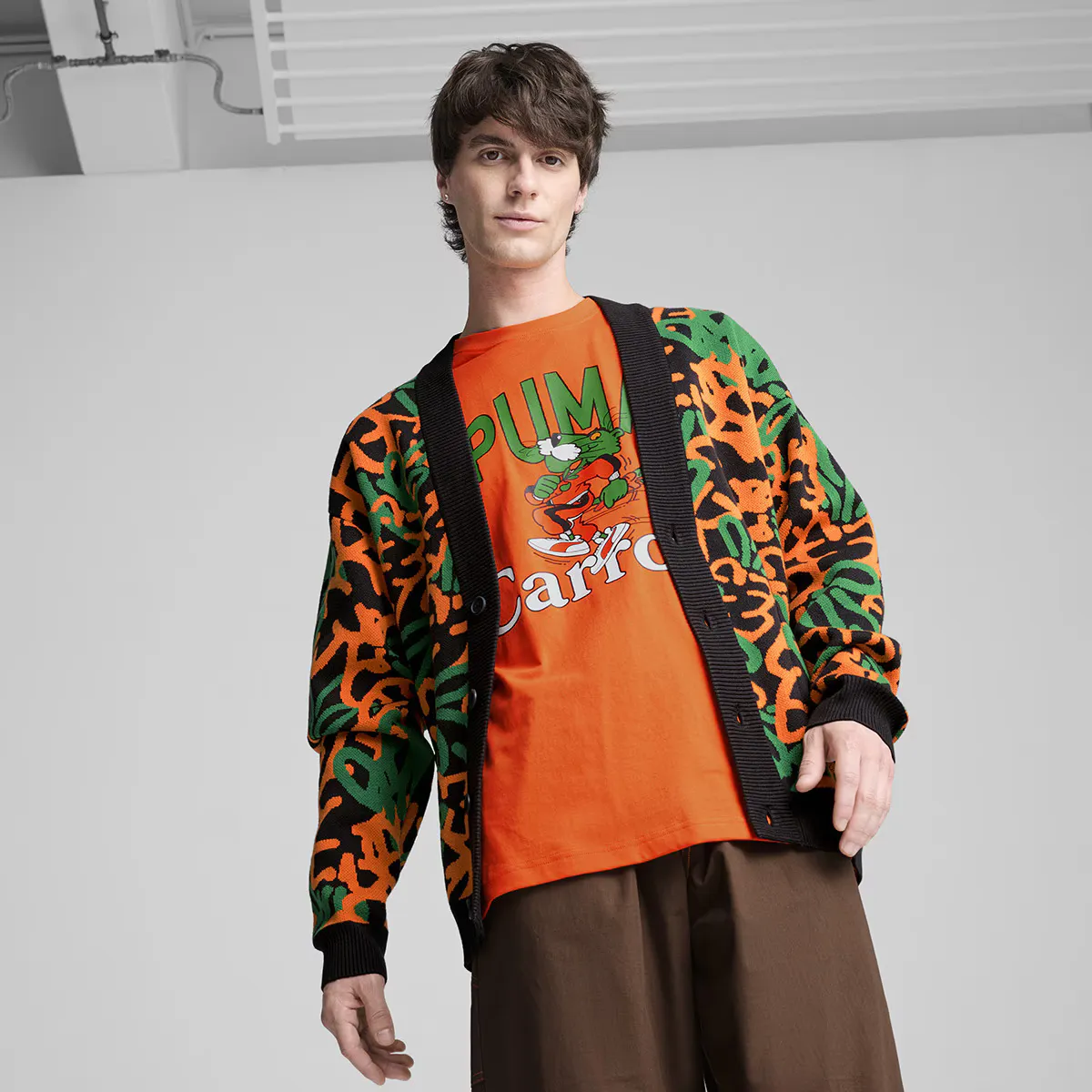 

Мужской PUMA X CARROTS AOP Кардиган Куртка Puma, чёрный