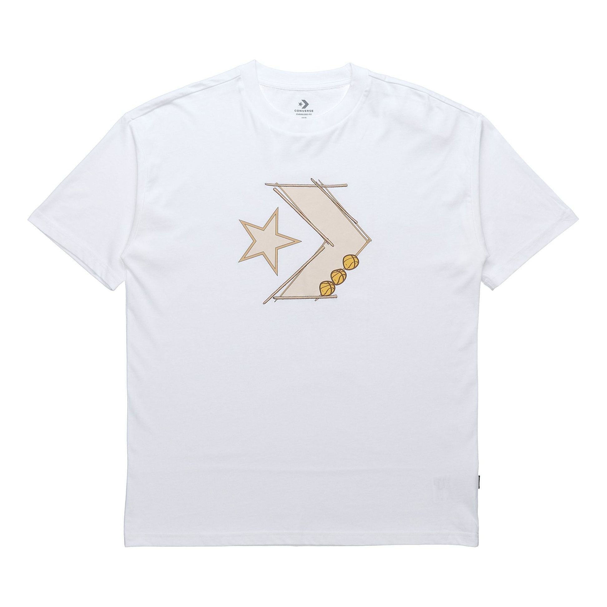

Футболка Converse Pics Short-sleeve Tee Unisex White 10020852-102, белый