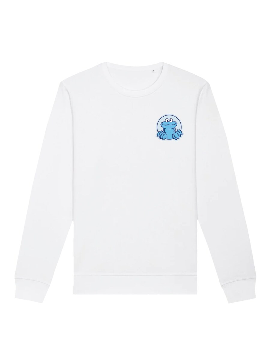 

Свитер F4NT4STIC Sweatshirt Sesamstraße Cookie, белый