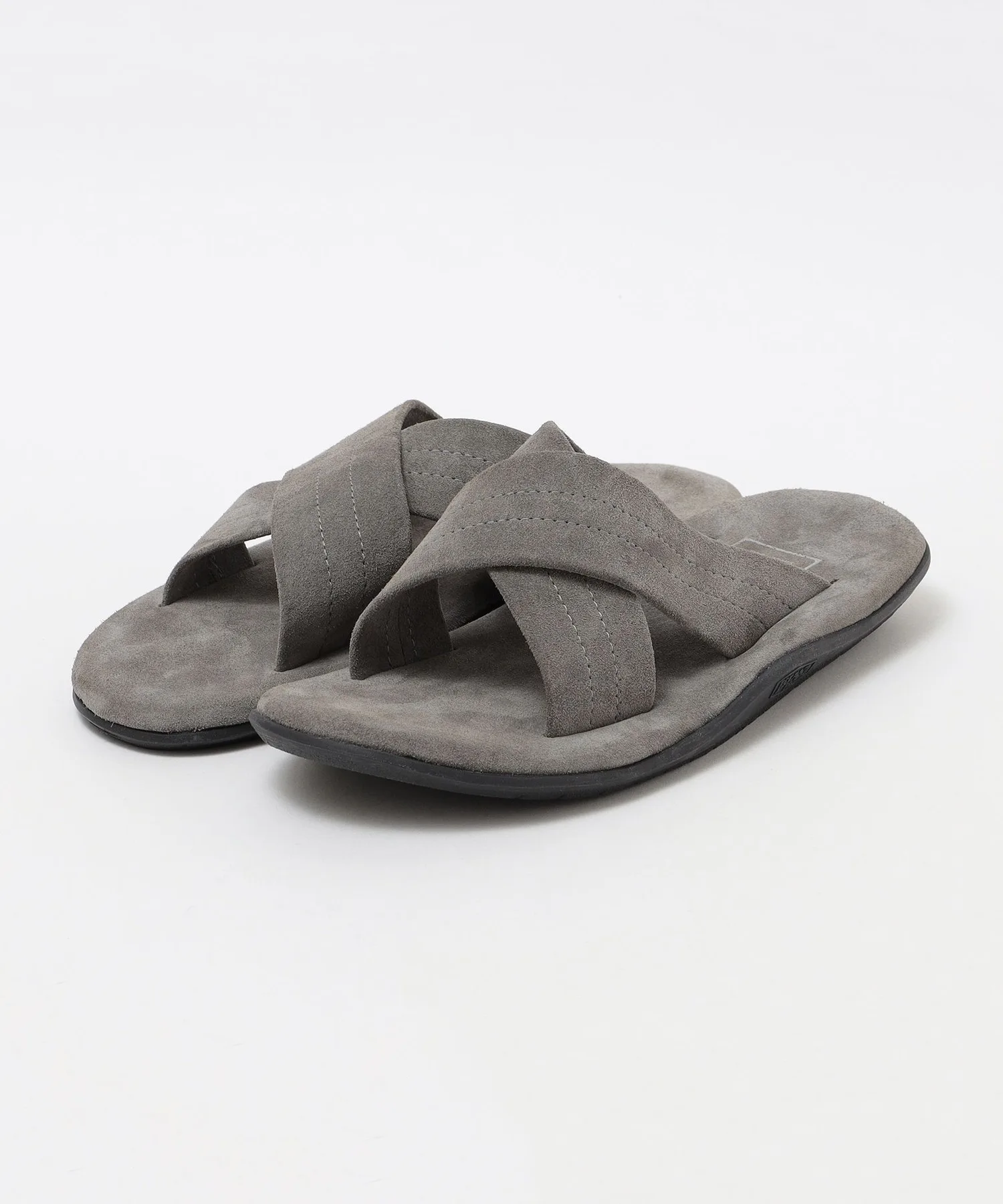 Мужские сандалии с крестообразными ремешками Island Slipper SHIPS charcoal grey