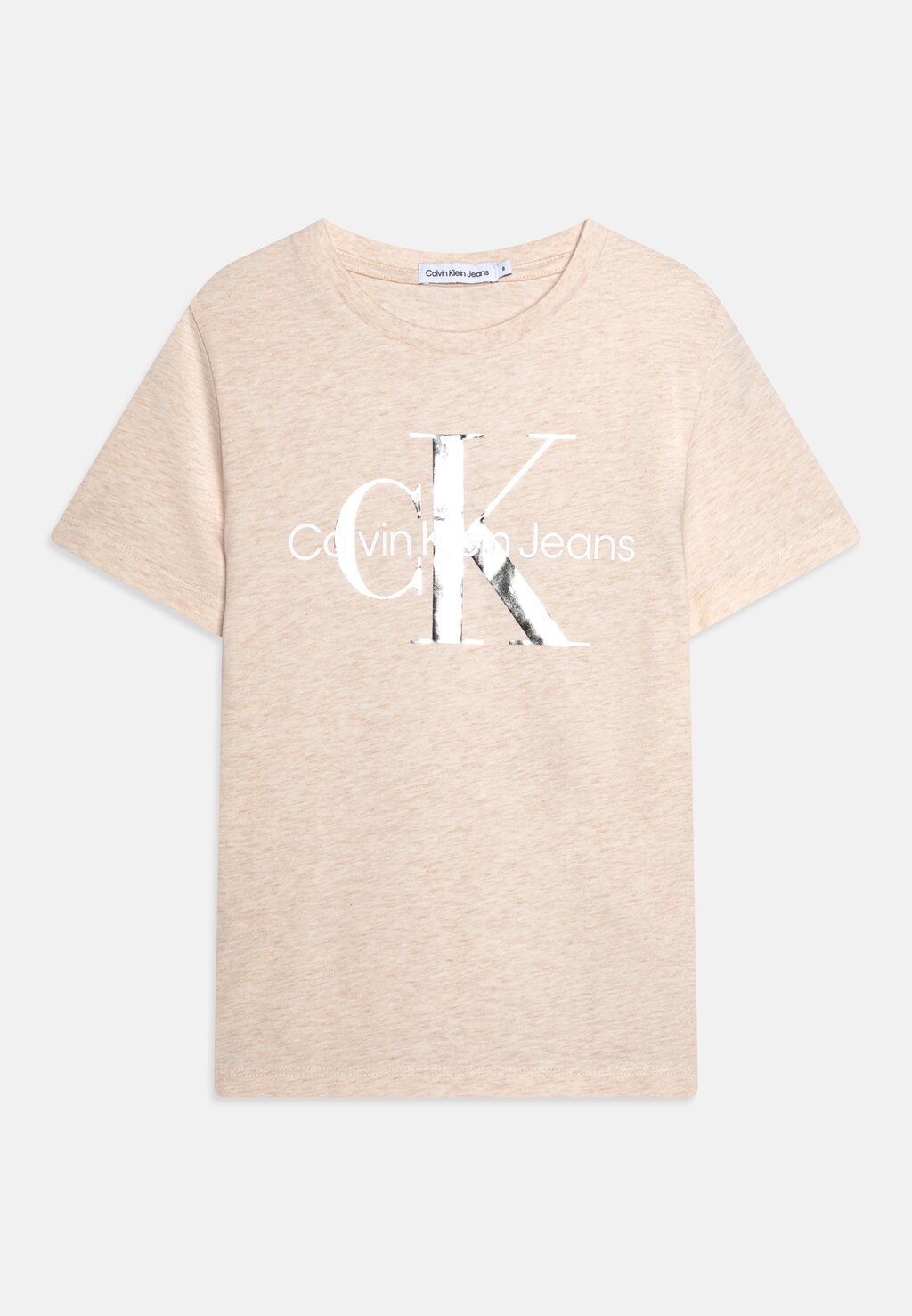 

Футболка с принтом Monogram Unisex Calvin Klein Jeans, цвет vanilla heather