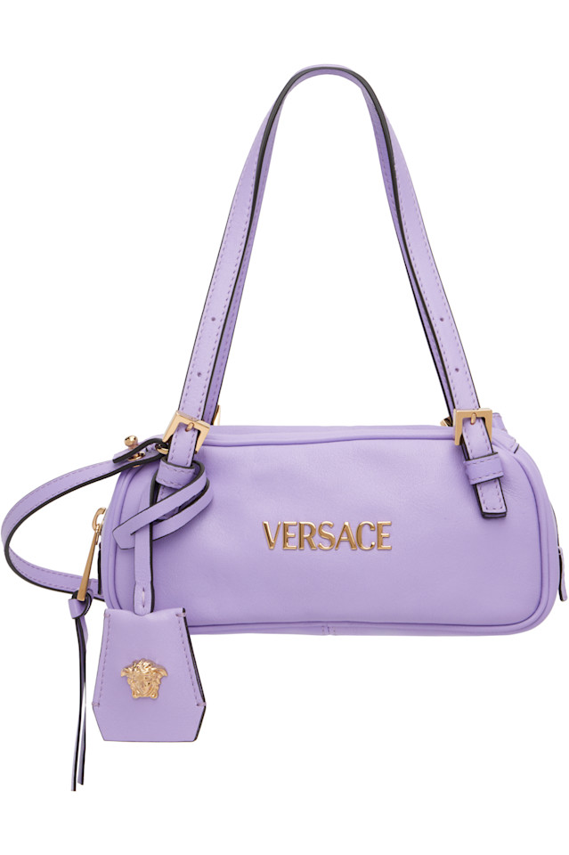 

Мини-сумка для боулинга Versace с биркой Versace, цвет lilac