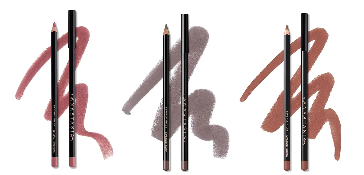 Anastasia Beverly Hills - Набор из трех карандашей для губ, Red