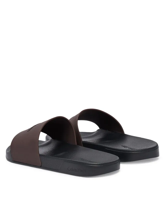 Calvin Klein Мюли Ess Slide Monobrand Cv HM0HM02107 коричневый — фото 3