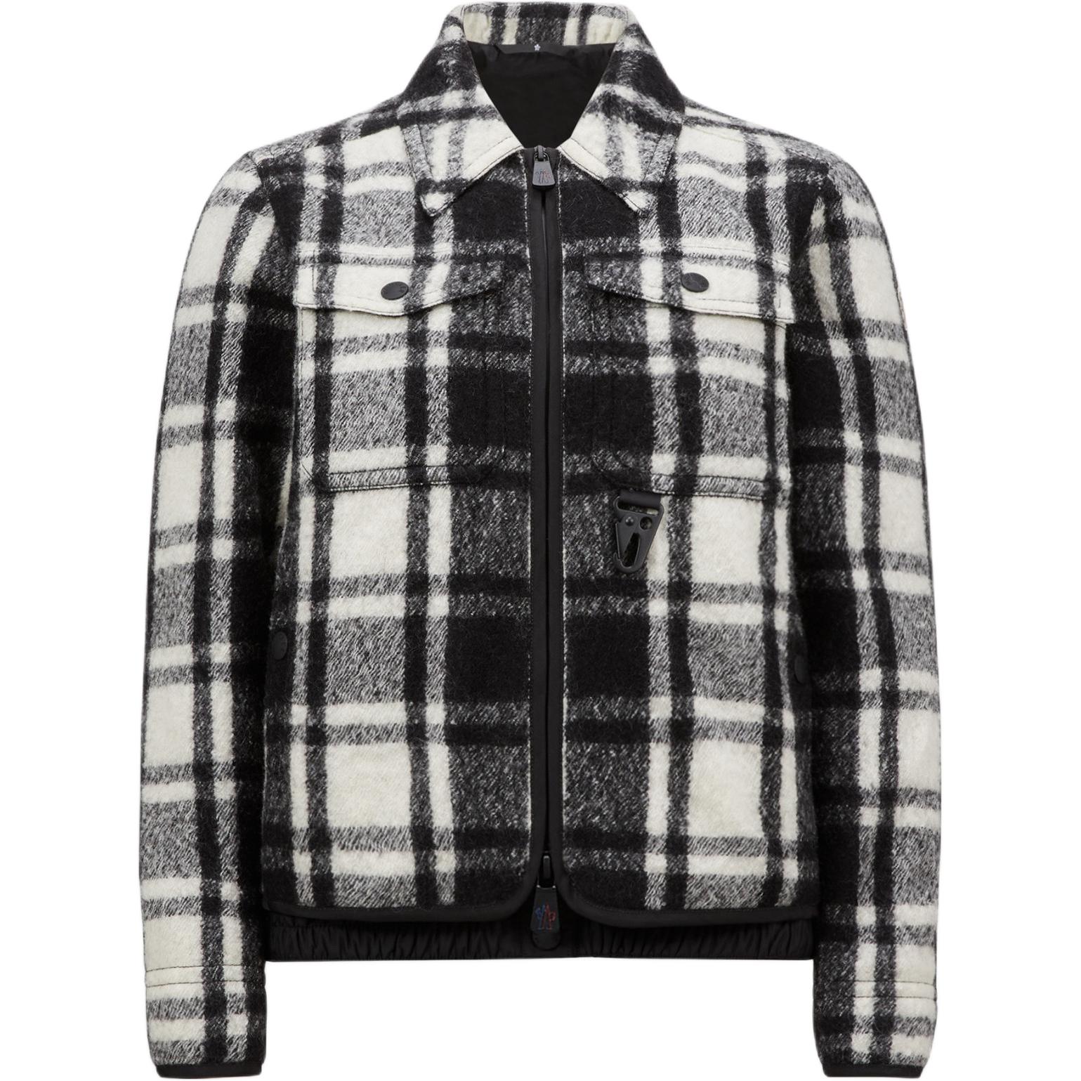 

Moncler Grenoble Пуховик женский черно-белый, Black White