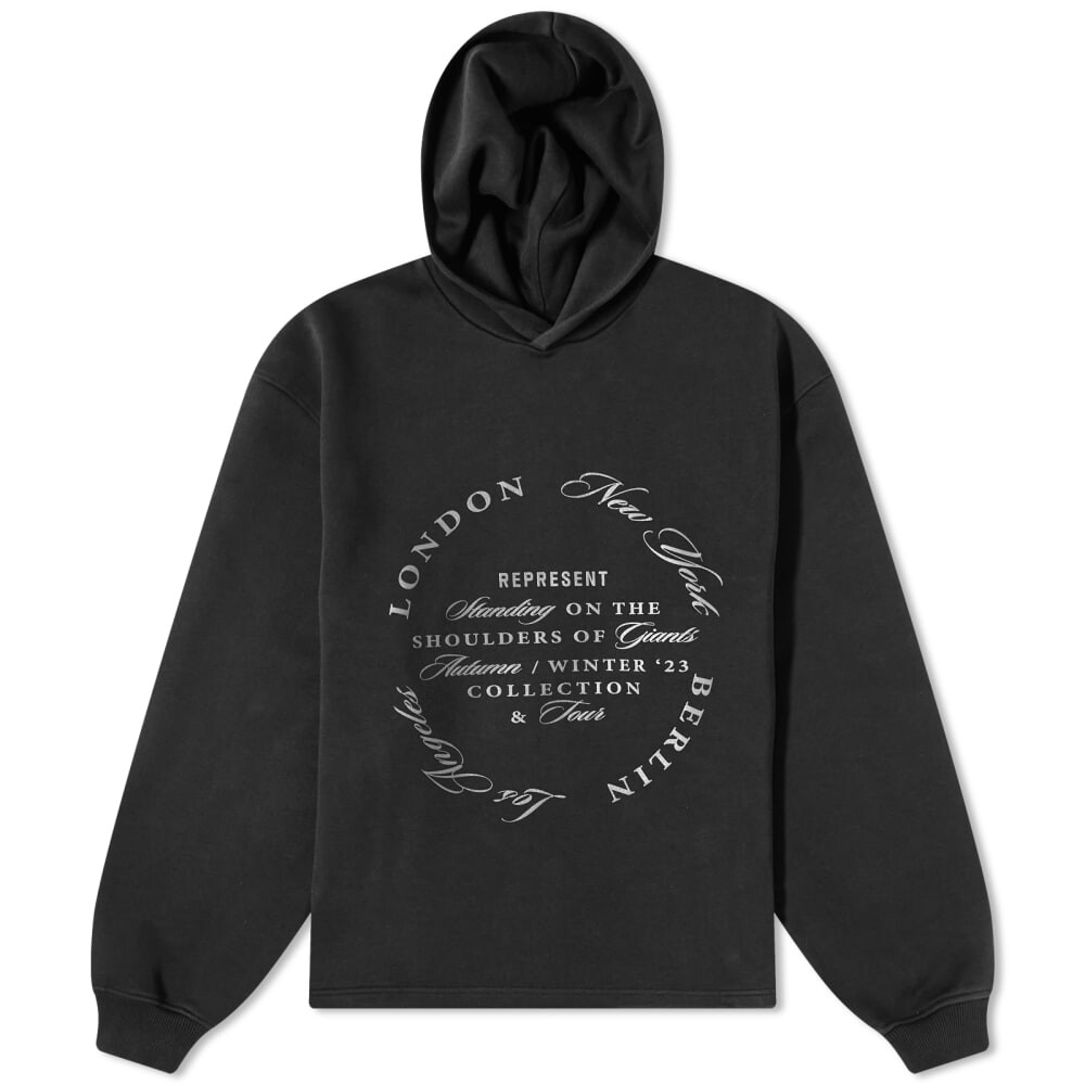 

Свободная толстовка с капюшоном Represent Season Tour, черный