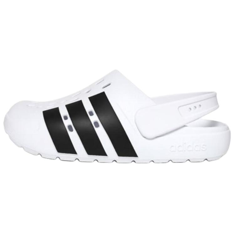 Adidas ADILETTE CLOGS Unisex Белый Черный — фото 3