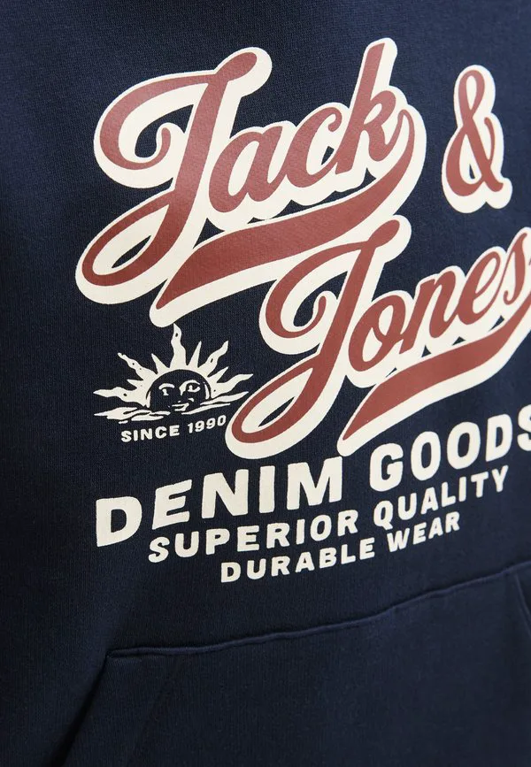 Худи jjelogo 2 цвета Jack & Jones Junior, Sky Captain — фото 3