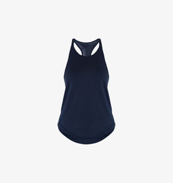 

Майка-Топ Breathe easy run stretch из переработанного полиэстера Sweaty Betty, синий