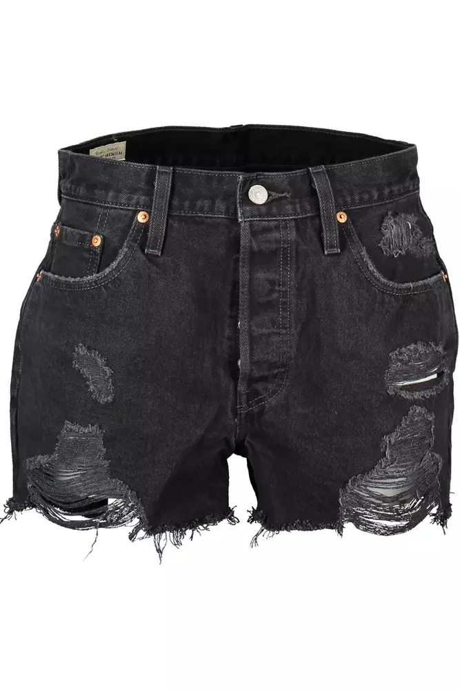 

Черный хлопок женские шорты Levi´s