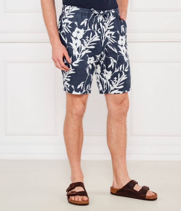 

Льняные шорты гарлем Regular fit Tommy Hilfiger, синий