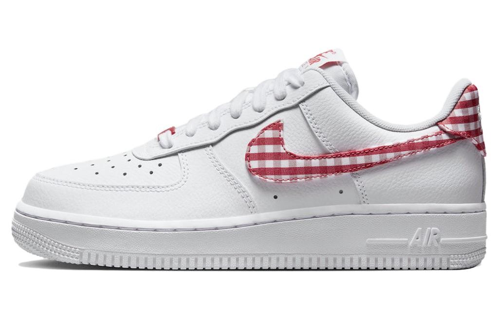 

Кроссовки Nike Air Force 1 Low '07 Essential White Mystic Red Gingham Women's