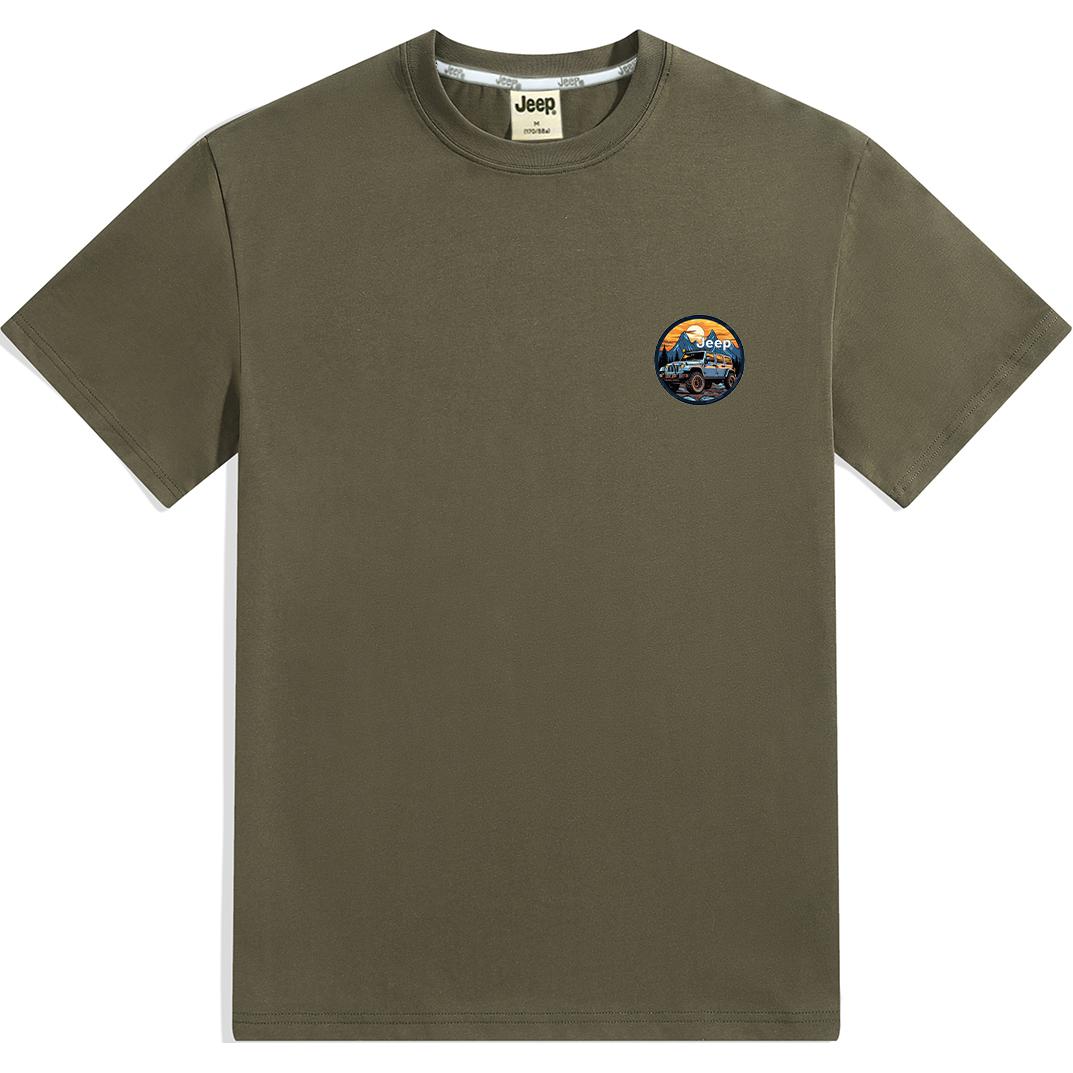 

Футболка Unisex Crew Neck Moderate Straight Fit Jeep, army зеленый