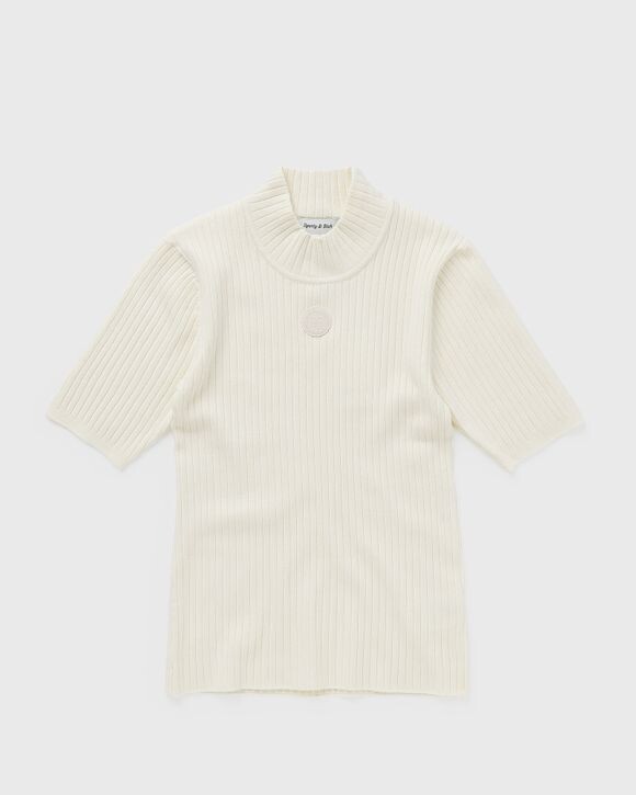 

Топ Sporty & Rich Srhwc Ribbed Top, кремовый