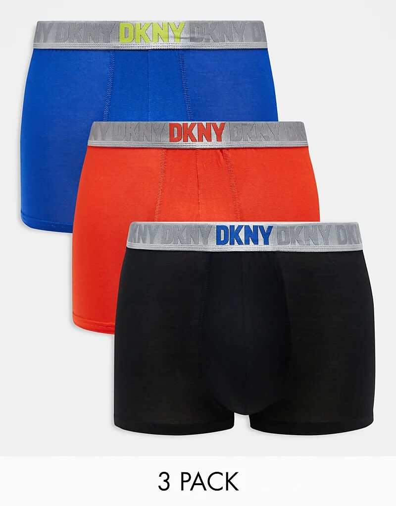 

3 пары трусов Norwalk Viscoe синего цвета DKNY