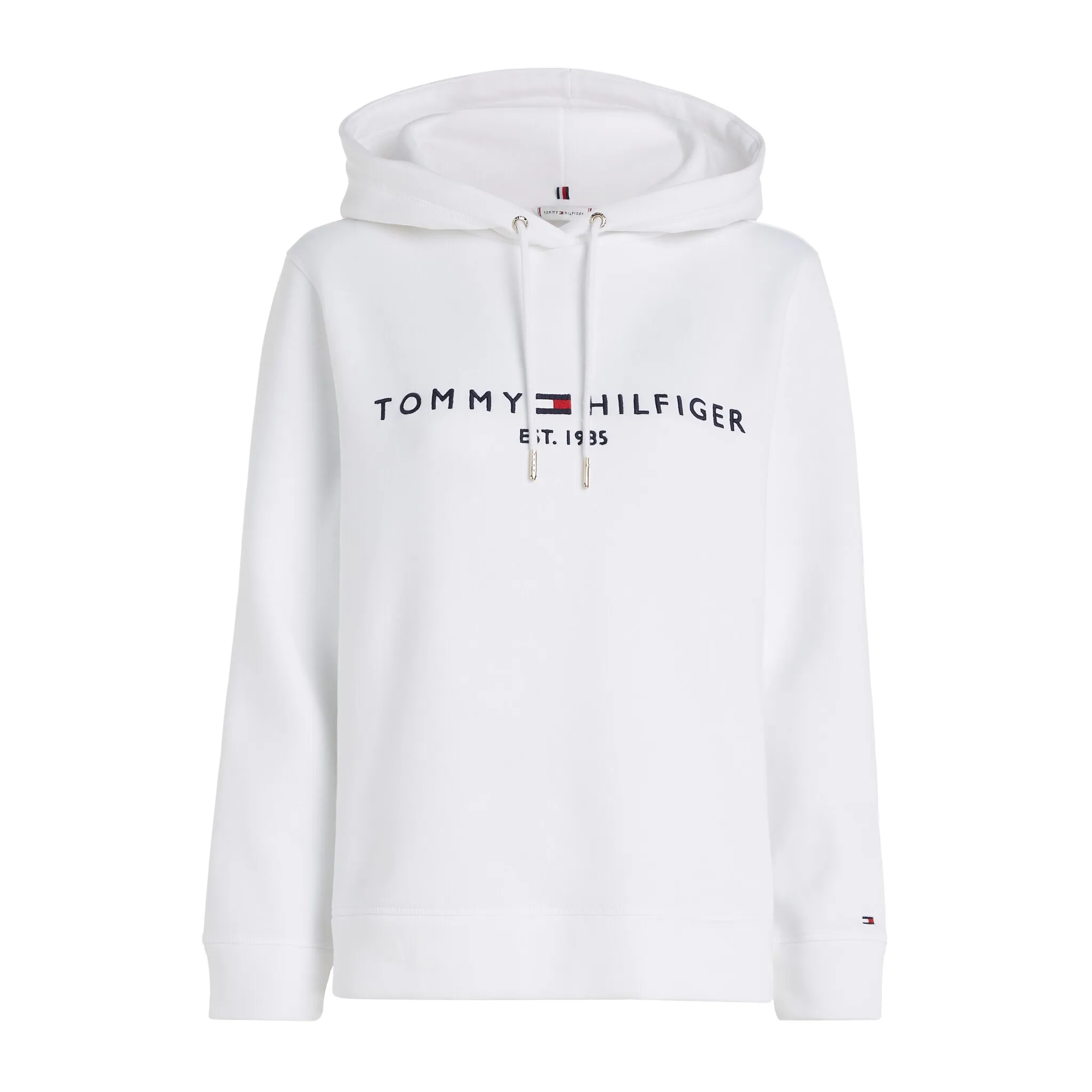 Толстовка Tommy Hilfiger с капюшоном и вышивкой логотипа Tommy Hilfiger, белый — фото 4