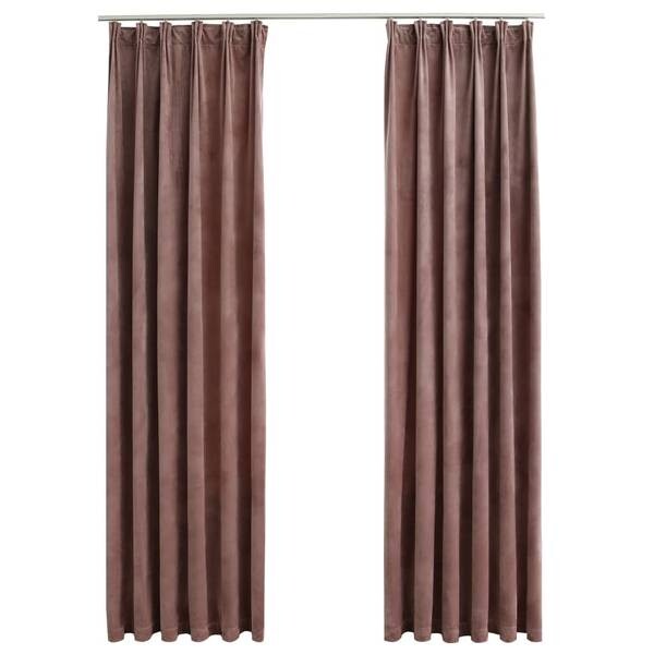 

Штора vidaXL (2 шт) 299473, 140x225x1 см, старый розовый