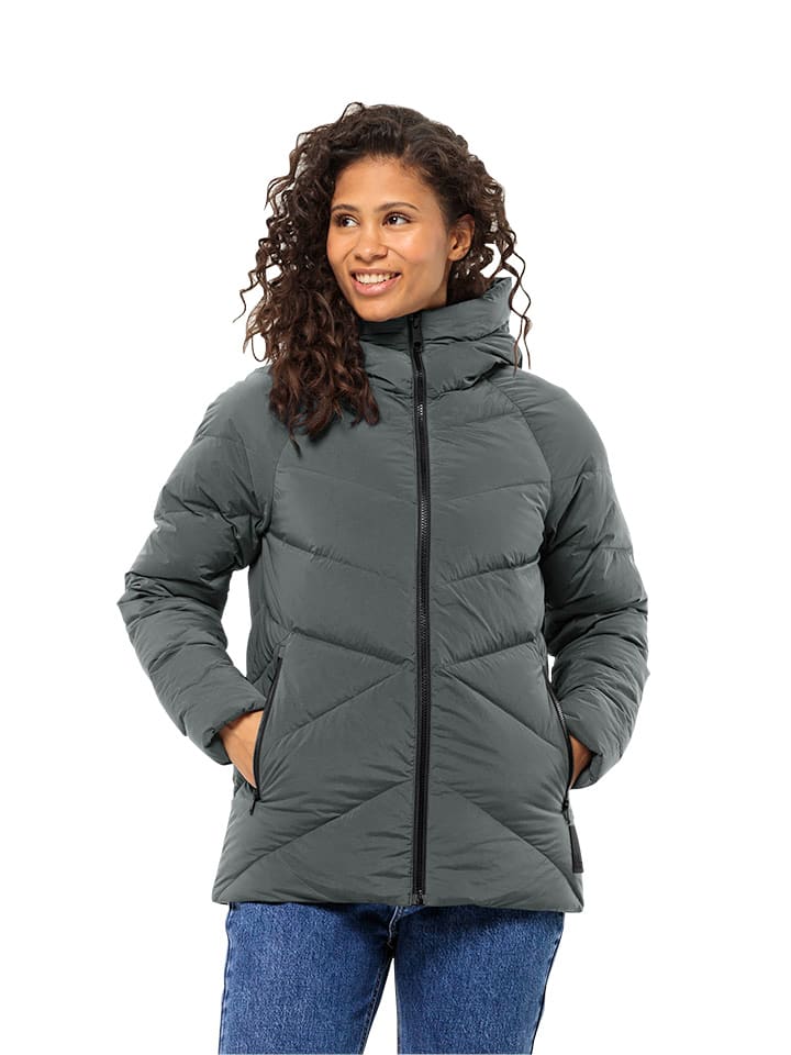 

Пуховик Jack Wolfskin, зеленый