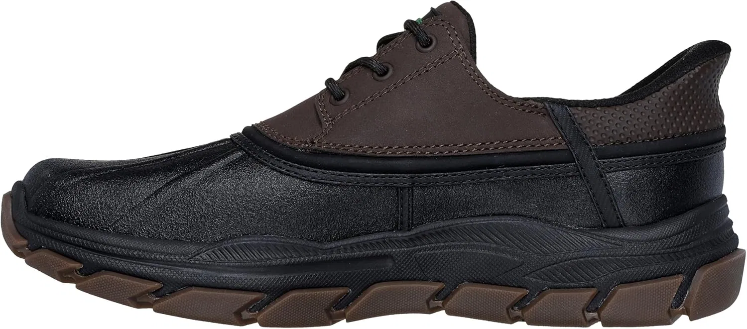 Кроссовки Skechers Men's X John Deere Respected Dancing Trainers, Chocolate Leather Duraleather Black Trim — фото 2