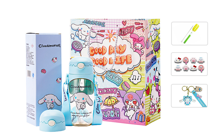 

Пластиковые стаканы для воды Sanrio, Cinnamon Dog (Send Cleaning Tools + Hello Kitty Stickers + Keychain + Gift Bag)