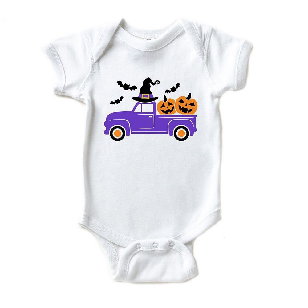 

Детское боди Witch Farm Truck Truck The Juniper Shop, белый