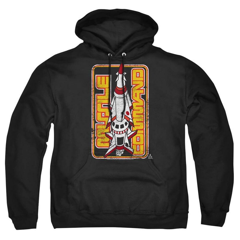 

Толстовка Atari Missile для взрослых Licensed Character, черный