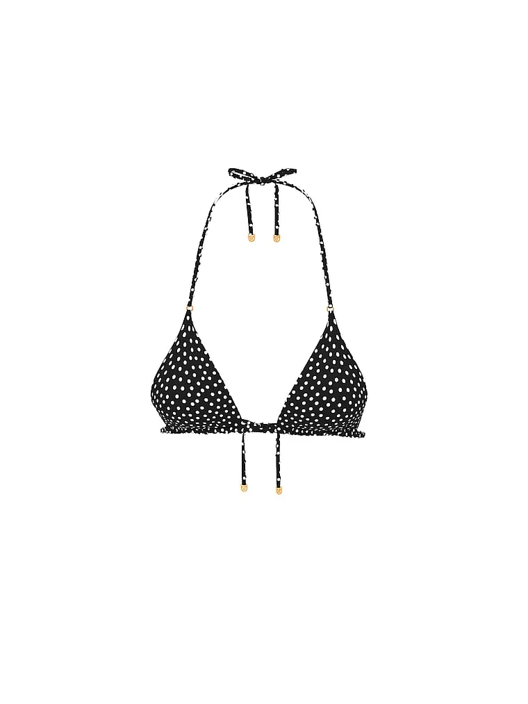 Верх от бикини Victoria'S Secret Swim, верхняя часть с черными и белыми точками — фото 4