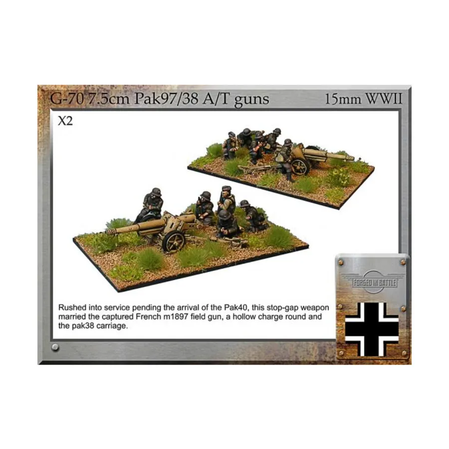 

7,5-см пушки Pak97/38 A/T, WWII Miniatures - German Vehicles (15mm)