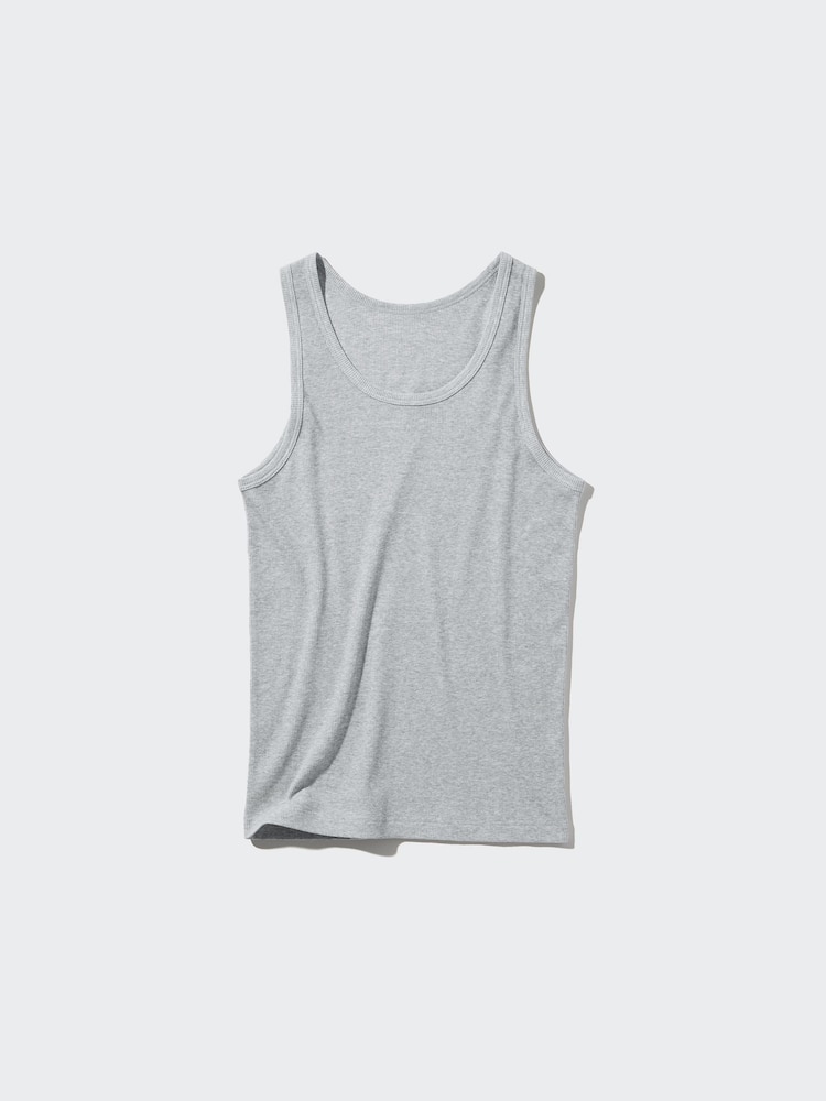 

Майка в рубчик Uniqlo, цвет 03 серый