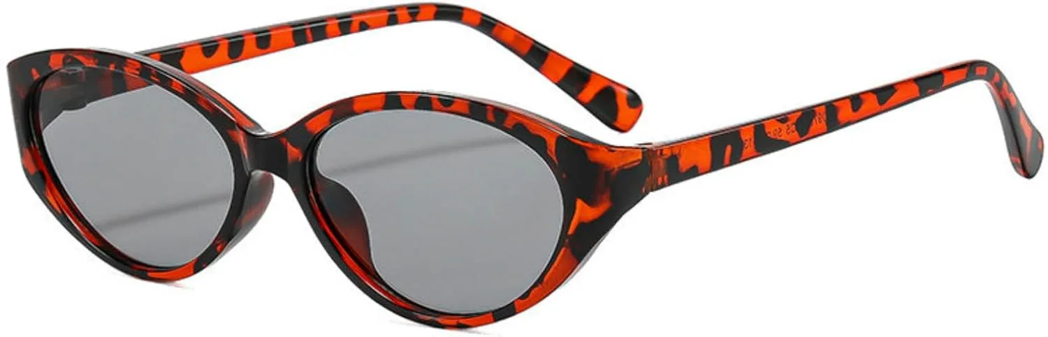 

Солнцезащитные очки Willochra Retro Oval Rivets для женщин, стильные, милые, в форме «кошачьего глаза», модные, винтажные, черные, с защитой от УФ-излучения UV400, C2