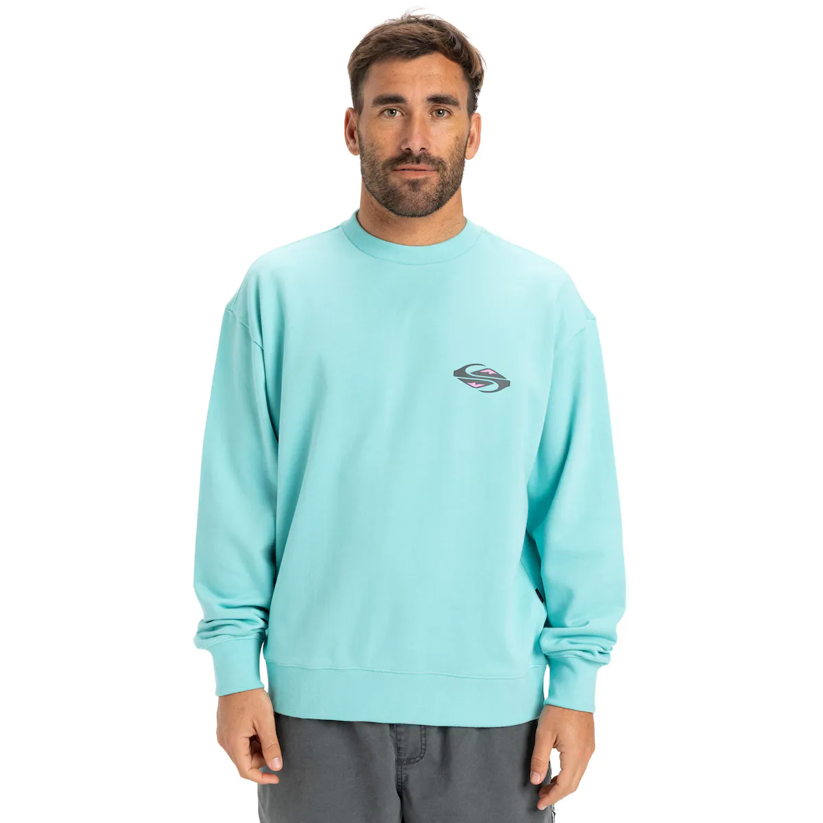 

Мужская толстовка Spin Cycle Quiksilver, голубой