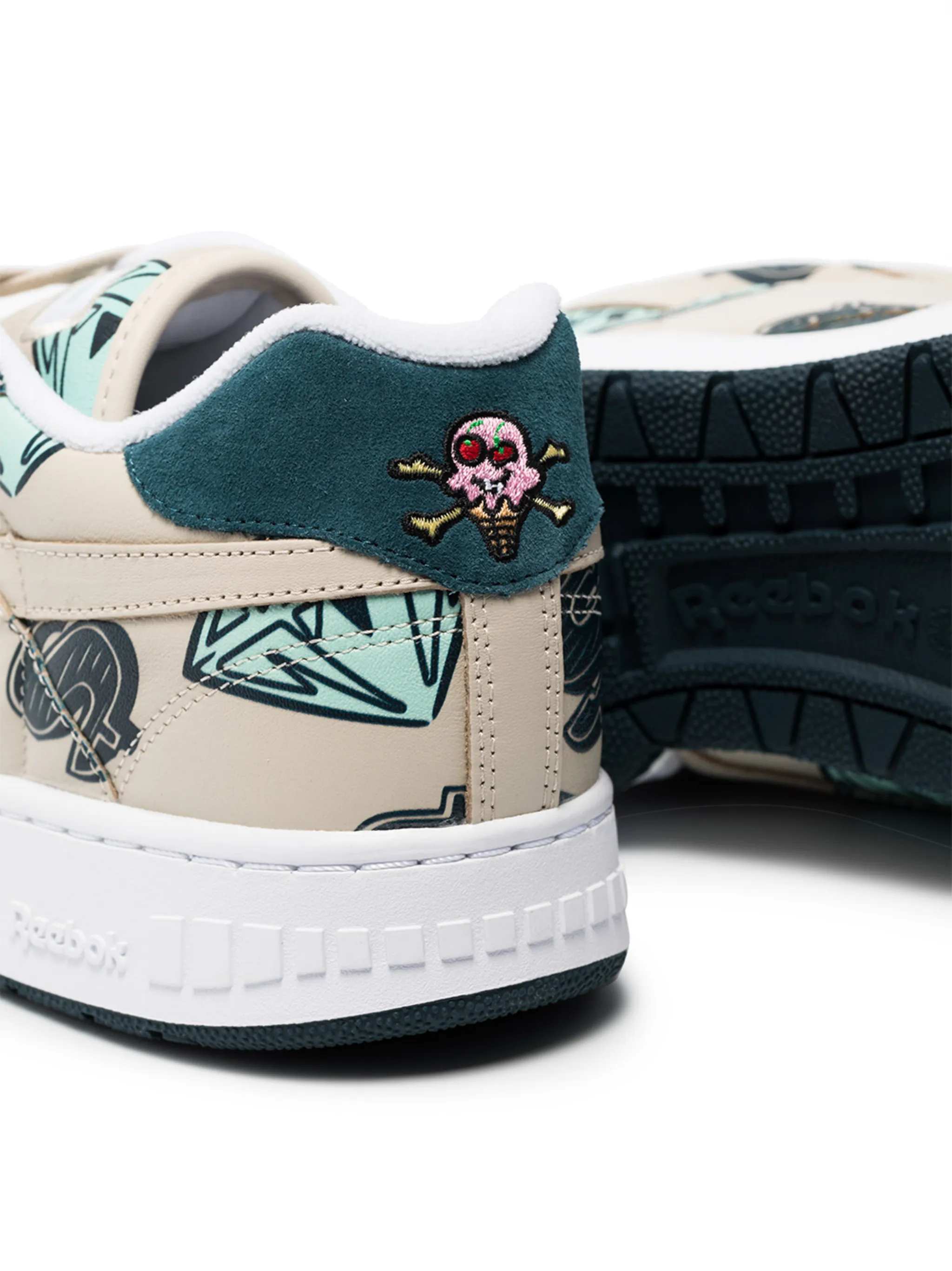 Кроссовки BB 4000 из коллаборации с BBC Reebok, нейтральный — фото 3