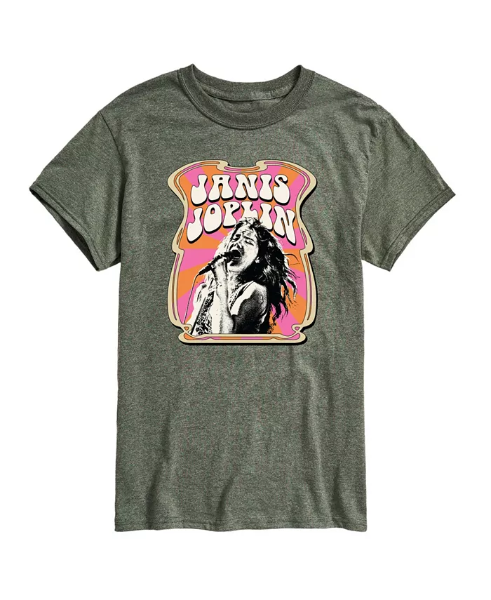 

Мужская футболка с коротким рукавом Janis Joplin AIRWAVES, зеленый