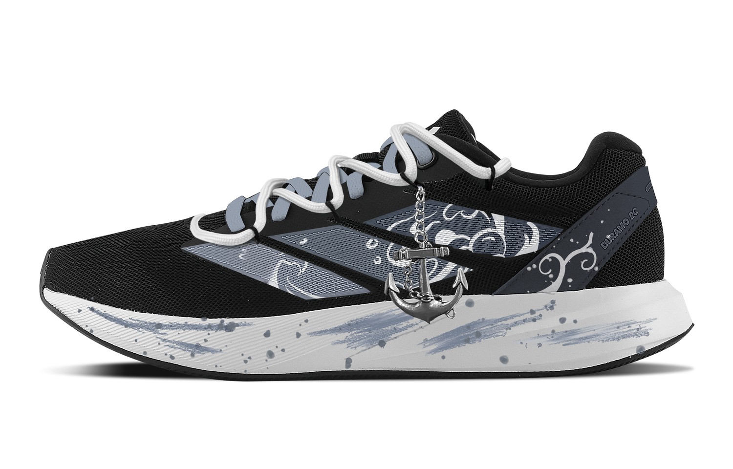 

Adidas Дурамо RC амортизация, износостойкие низкие кроссовки для тренировок, спринта и бега унисекс Black Blue