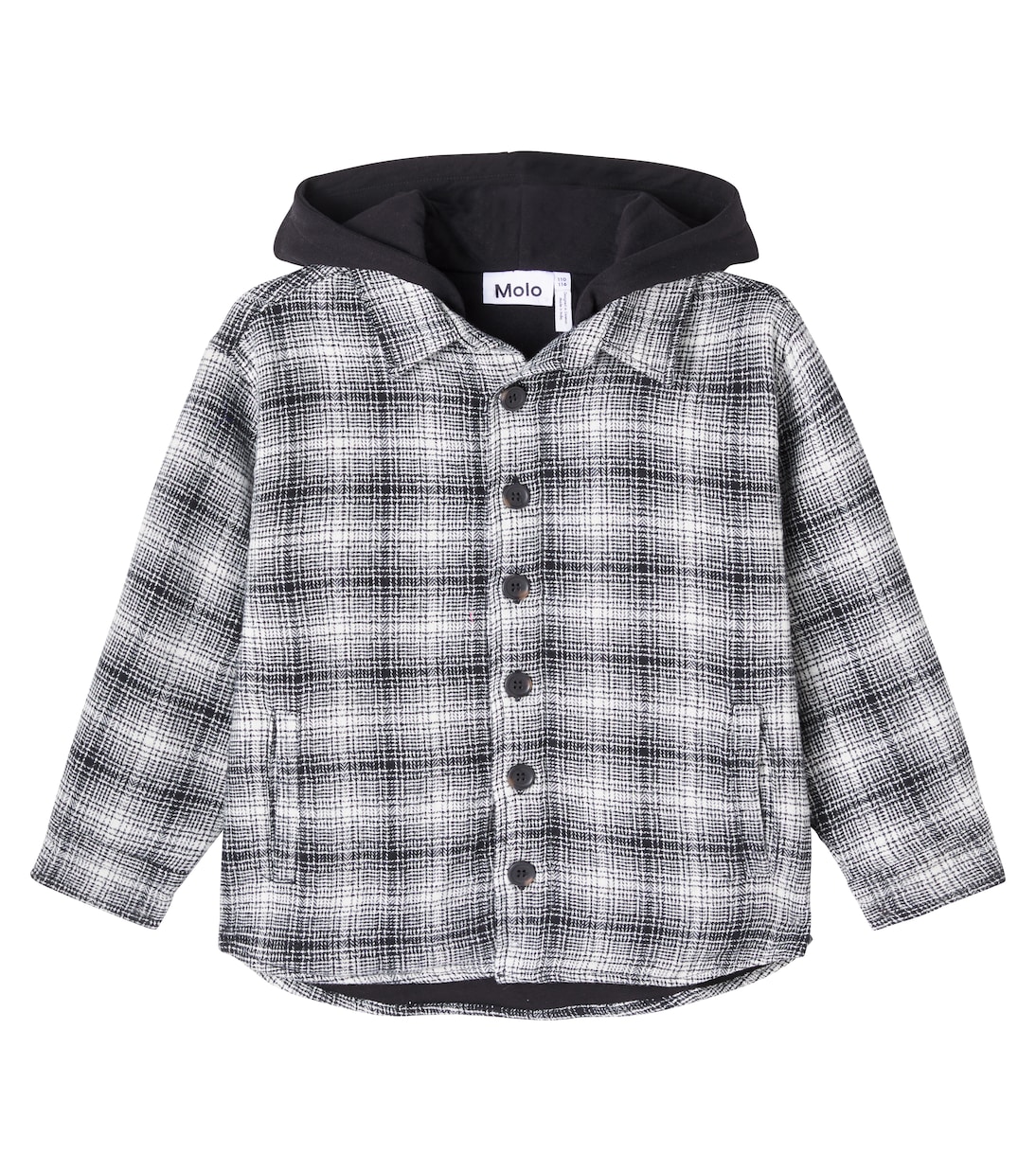

Хлопковая куртка Hugin в клетку Molo, Moon Check