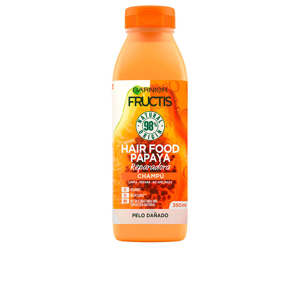 

Увлажняющий шампунь Fructis Hair Food Papaya Champú Reparador Garnier, 350 мл