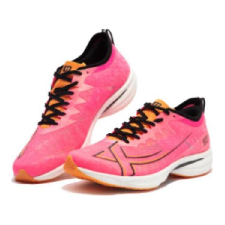 100 Детские кроссовки GS Low-top Флуоресцентные красные/оранжево-желтые Xtep, красный — фото 3