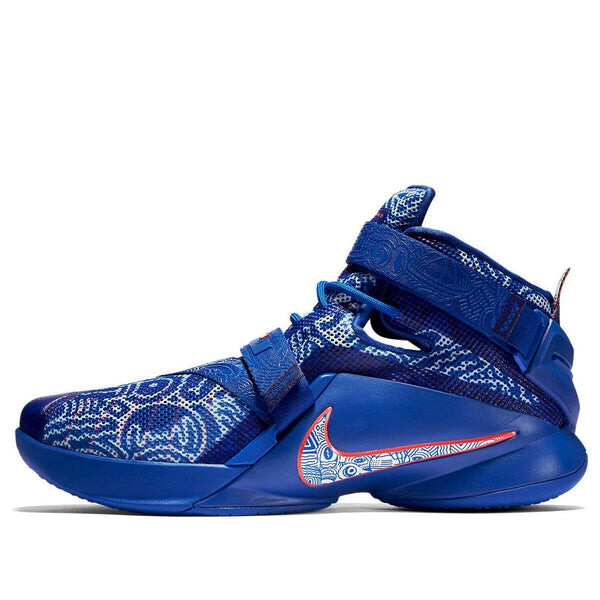 

Кроссовки lebron soldier 9 le Nike, синий