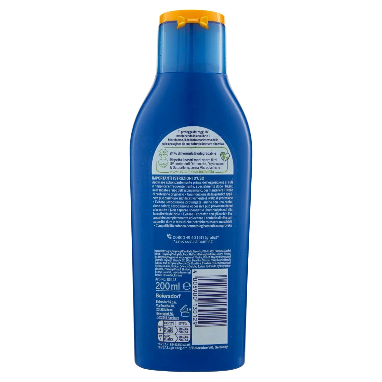 Солнцезащитный флюид для тела NIVEA SPF 15, 200 мл Nivea Sun — фото 3