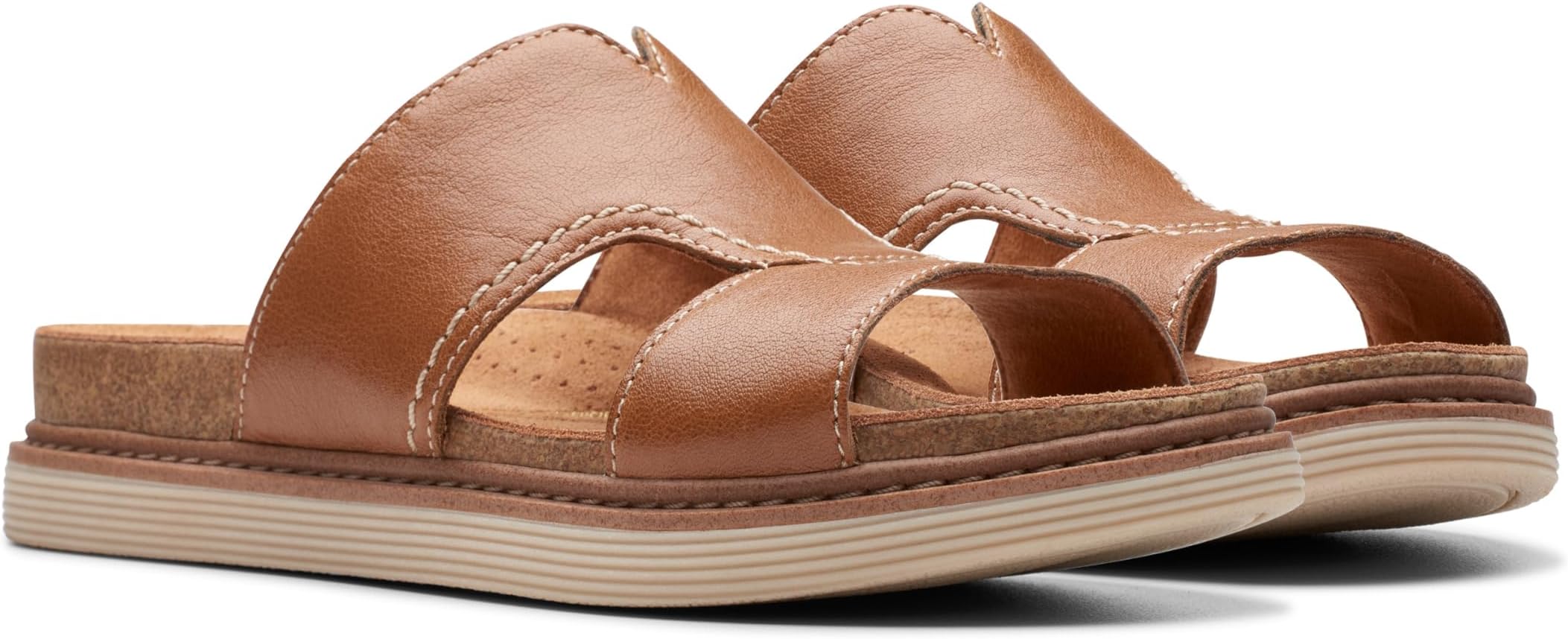 Сандалии Clarks Arwell Walk, Tan Leather