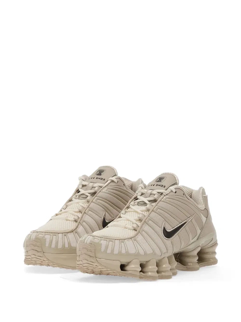 Кроссовки Shox TL Nike, бежевый — фото 2