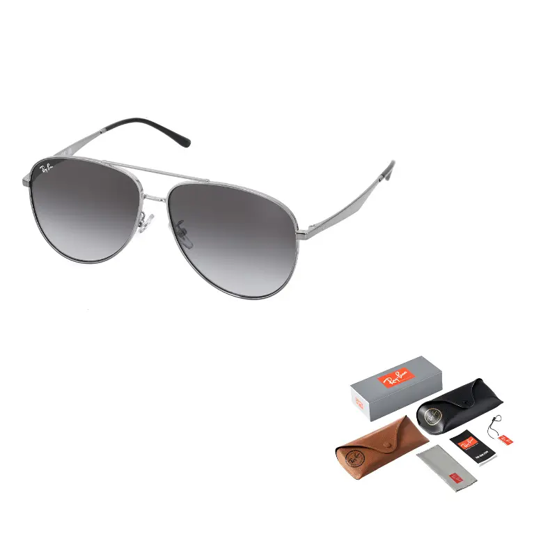 

Авиаторские солнцезащитные очки мужские RayBan, серый