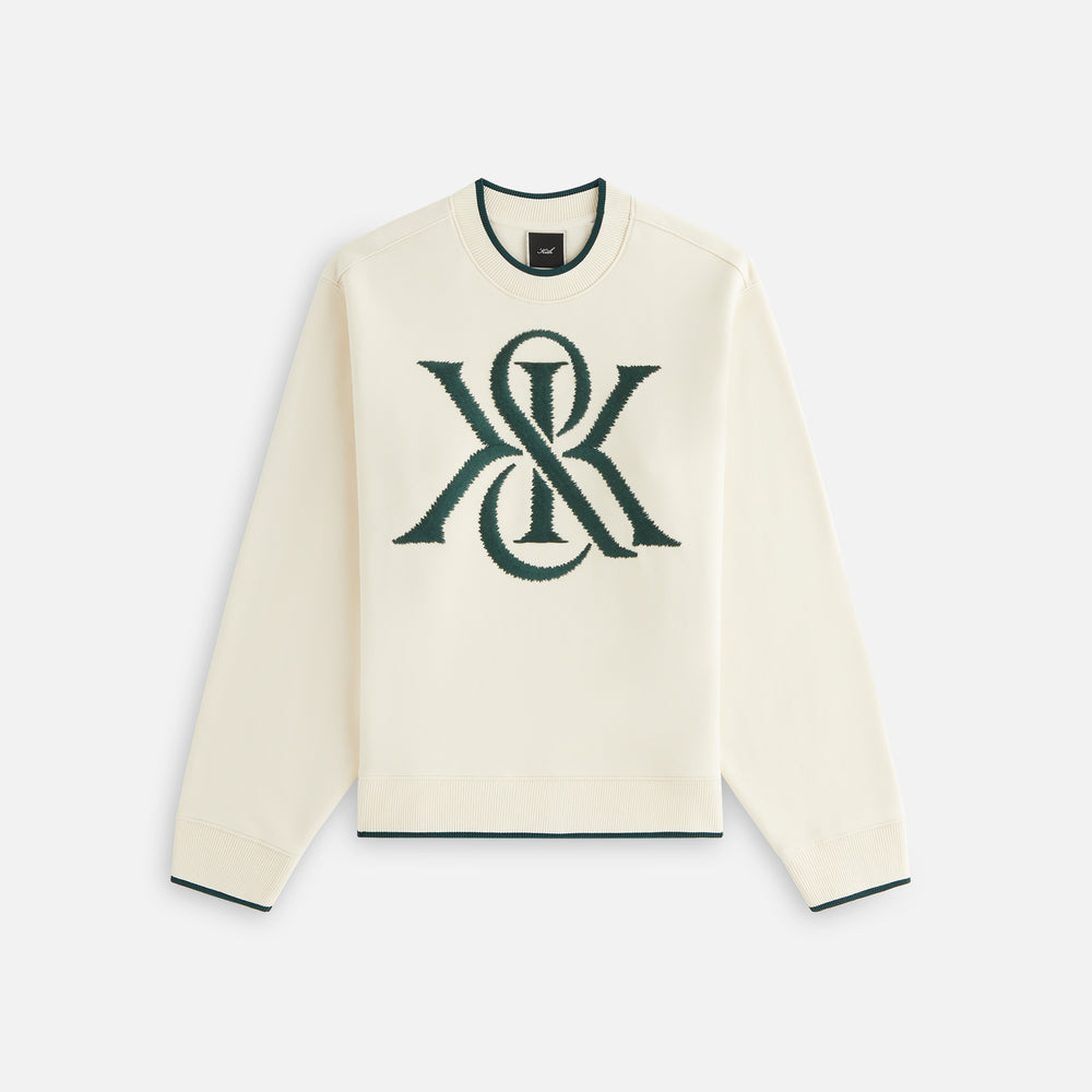 

Толстовка Kith Women Ashwin Magnified Crest Crewneck, цвет Muslin