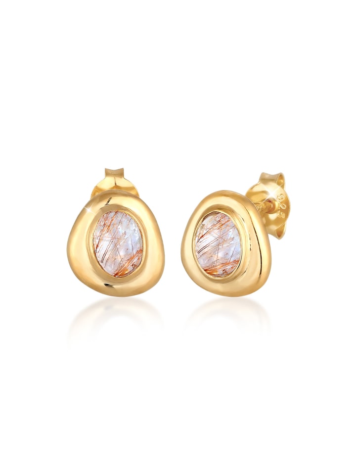 

Elli Серьги из серебра 925 пробы с золотым покрытием