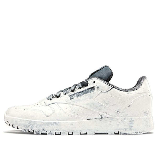 

Кроссовки maison margiela x classic leather tabi 'whiteout' Reebok, белый