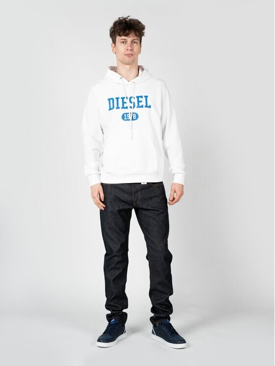 

Толстовка regular fit Diesel, белый