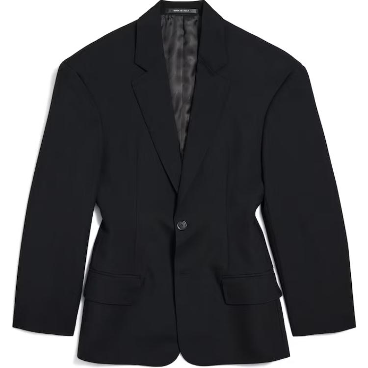 

Balenciaga Часовая куртка оверсайз, Blue