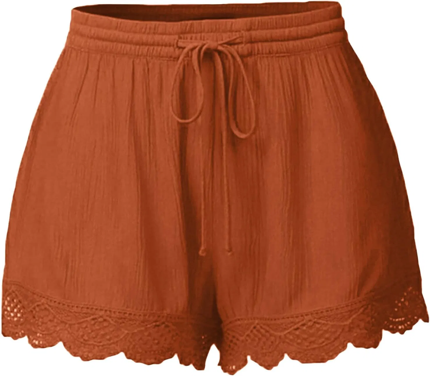 Шорты женские с кружевом, Generic, A05_brown